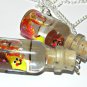 We Go Together Like Pee and Poo, Best Friends Necklace Set, Handmade, Hand Sculpted