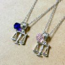 Zodiac Sign: Libra necklace, Scales of Justice charm