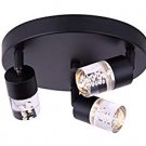 Canarm LCW142A03BK Fitz Led Ceiling Fixture Finish Matte Black & Acrylic Glass