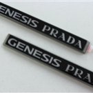 Hyundai Genesis limited eddition 'GENESIS PRADA' emblem set