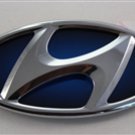 Hyundai Sonata YF Hybrid 'H' emblem