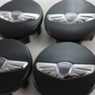 4PCS Genesis Coupe Black Center Wheel Rim Cap For All OEM Rims
