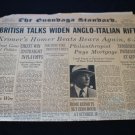 Dustin Hoffman prop Newspaper from Billy Bathgate as Dutch Schultz