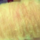 golden yellow wool roving carded sheep,fiber,needle felting,spinning,batting