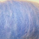 medium BLUE,wool roving,carded sheep fiber,needle felting,batting