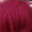cranberry dark RED ROVING, carded sheep wool,fiber,needle felting spinning