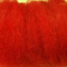 brick RED ROVING, carded sheep wool,fiber,needle felting spinning