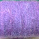 lavender/purple carded sheep wool,roving,fiber,needle felting,spinning