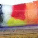 'halloween', black cats,orange pumpkins  carded wool,roving,fiber,needle felting