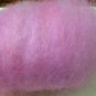 pink orchid carded sheep wool,roving,fiber,needle felting,spinning,lamb,batt