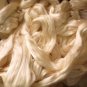 per oz Unbleached Mulberry Silk Top Roving, fiber, spinning, sliver, bombyx