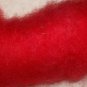 crimson bright RED ROVING, carded sheep wool,fiber,needle felting spinning