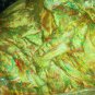 per oz mulberry pulled silk roving, fiber, spinning, sliver, green, lot 16A
