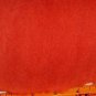 rust ORANGE, rust red carded sheep wool roving, fiber, needle felting, spinning