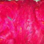 per oz mulberry pulled silk roving, fiber, spinning, sliver, pink, lot 16M