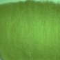 moss green, yellow earth green, carded sheep wool roving, fiber, needle felting