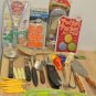 Lot 35 Pc Vintage Retro Kitchen Tools, Utensils, EKCO, Batman, Anchor Hocking