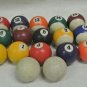 Vintage Set Used Billiard, 8 Ball Pool Balls, One Extra Ball