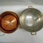 4 Pc Lot ODI Old Dutch Solid Copper Nesting Mixing Bowls & Colander, China
