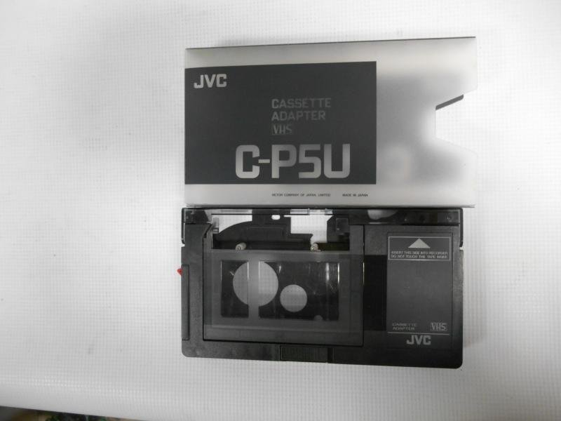 Genuine Vintage JVC CP5U Cassette Adapter Battery Operated VHSC to