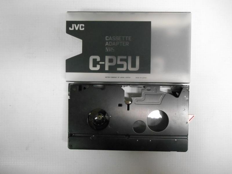 Genuine Vintage JVC CP5U Cassette Adapter Battery Operated VHSC to