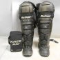 Pair 2 Used Macgregor B61 Double Knee Varsity Catcher Leg Guards w/ Knee Aids
