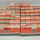 Lot 65 NOS RCA Miniature Electron Vacuum Tubes, Assorted Models, Original Boxes
