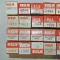 Lot 65 NOS RCA Miniature Electron Vacuum Tubes, Assorted Models, Original Boxes