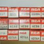 Lot 65 NOS RCA Miniature Electron Vacuum Tubes, Assorted Models, Original Boxes