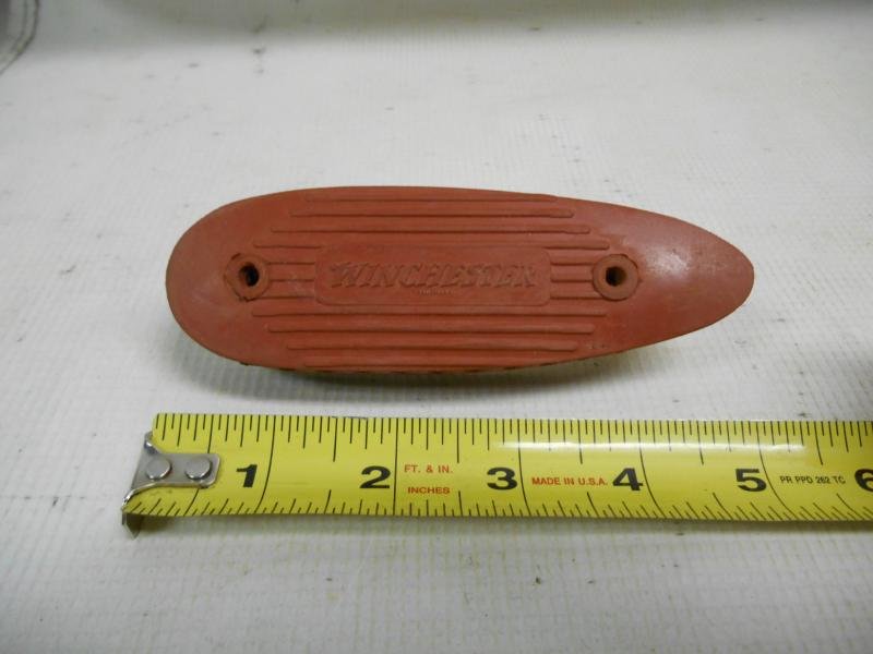 Vintage Model 70 Winchester 12 Gauge Shotgun Rubber Recoil Pad w Covers