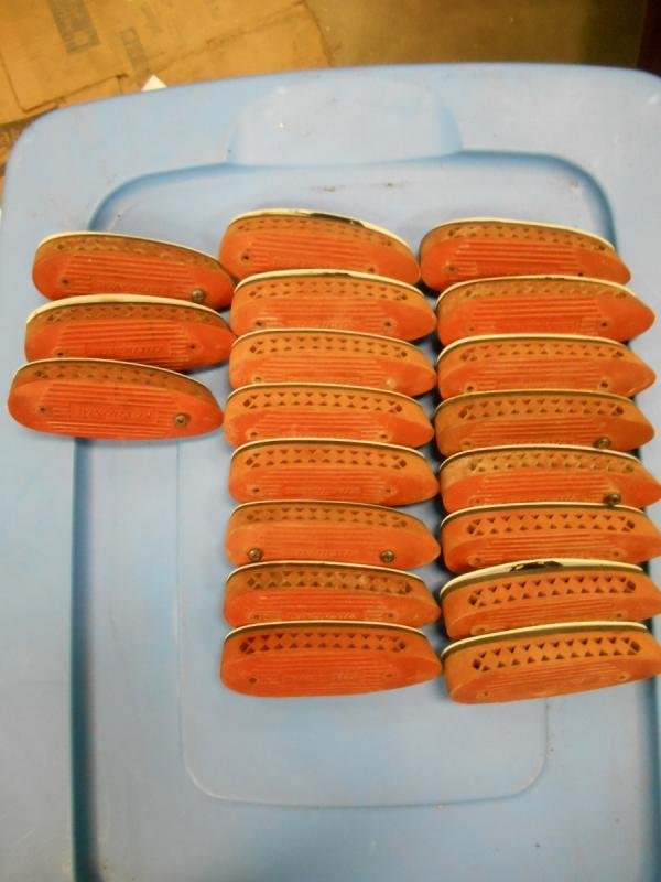 Vintage Model 70 Winchester 12 Gauge Shotgun Rubber Recoil Pad w Covers