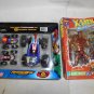 Marvel Action Figure Lot, X-Men Sabretooth Deluxe Ed, Regener8rs 8 Vehicles in 1