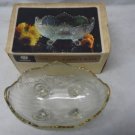 Vtg Hospitality Gold Jeannette Glass 22K Gold Rimmed Serving Lombardi Bowl, Box