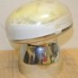 New Retro Vintage GIFTIQUE Perfumed Dusting Powder, Silver Mushroom