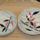 4 Vintage STETSON Creation Ceramic Bowl Set, Serving, Pasta, Soup, Bamboo