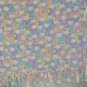 New FLEECE BABY Throw BLANKET, Tie Ends, Double Sided, Pastel Babies, Kids