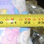New FLEECE BABY Throw BLANKET, Tie Ends, Double Sided, Pastel Babies, Kids