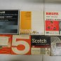 Lot 7 Vintage Magnetic Recording Tape Reels in Boxes Used & Blank Scotch Maxell