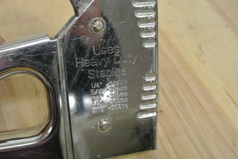 Gently Used Swingline Desa Powerfast Pro2001 Staple Gun, Chrome, Model