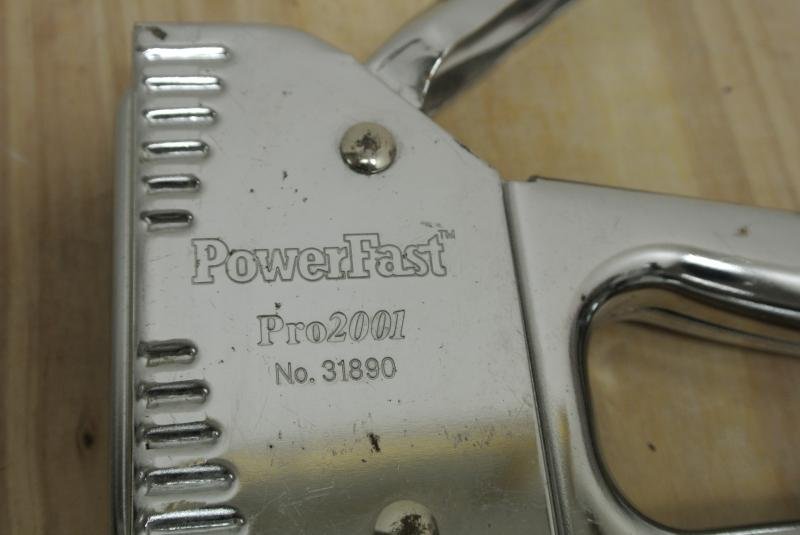 Gently Used Swingline Desa Powerfast Pro2001 Staple Gun, Chrome, Model