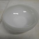 Vintage E. O. Brody Textured White Milk Glass Bowl USA Made