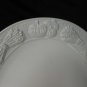 White Ceramic Oval Platter, Over and Back Inc Japan, Thanksgiving Theme