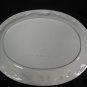 White Ceramic Oval Platter, Over and Back Inc Japan, Thanksgiving Theme