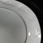 White Ceramic Oval Platter, Over and Back Inc Japan, Thanksgiving Theme