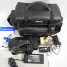 Vintage 1994 GE Camcorder CG504 Bundle w/ Battery, Adapter, Cassettes, Case, Etc