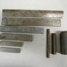 Lot 9 Heavy Steel Lathe Machinist Blank Bars & Rods, 1/4" - 1 1/2" DIA, 8" Max L