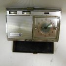 Vintage Westinghouse Travel Alarm Clock Radio in Folding Plastic Hard Case Japan