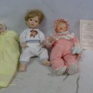 Lot of 3 Assorted Collector's Dolls