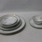 Vintage NORITAKE CHINA Japan, Francine 5777, 6 Piece Place Setting