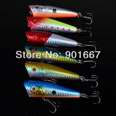 6 pce set of Great Top Water Lure to fill the Boat!